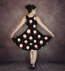 Santa Christmas Dress - Black Plus Size Christmas Dress