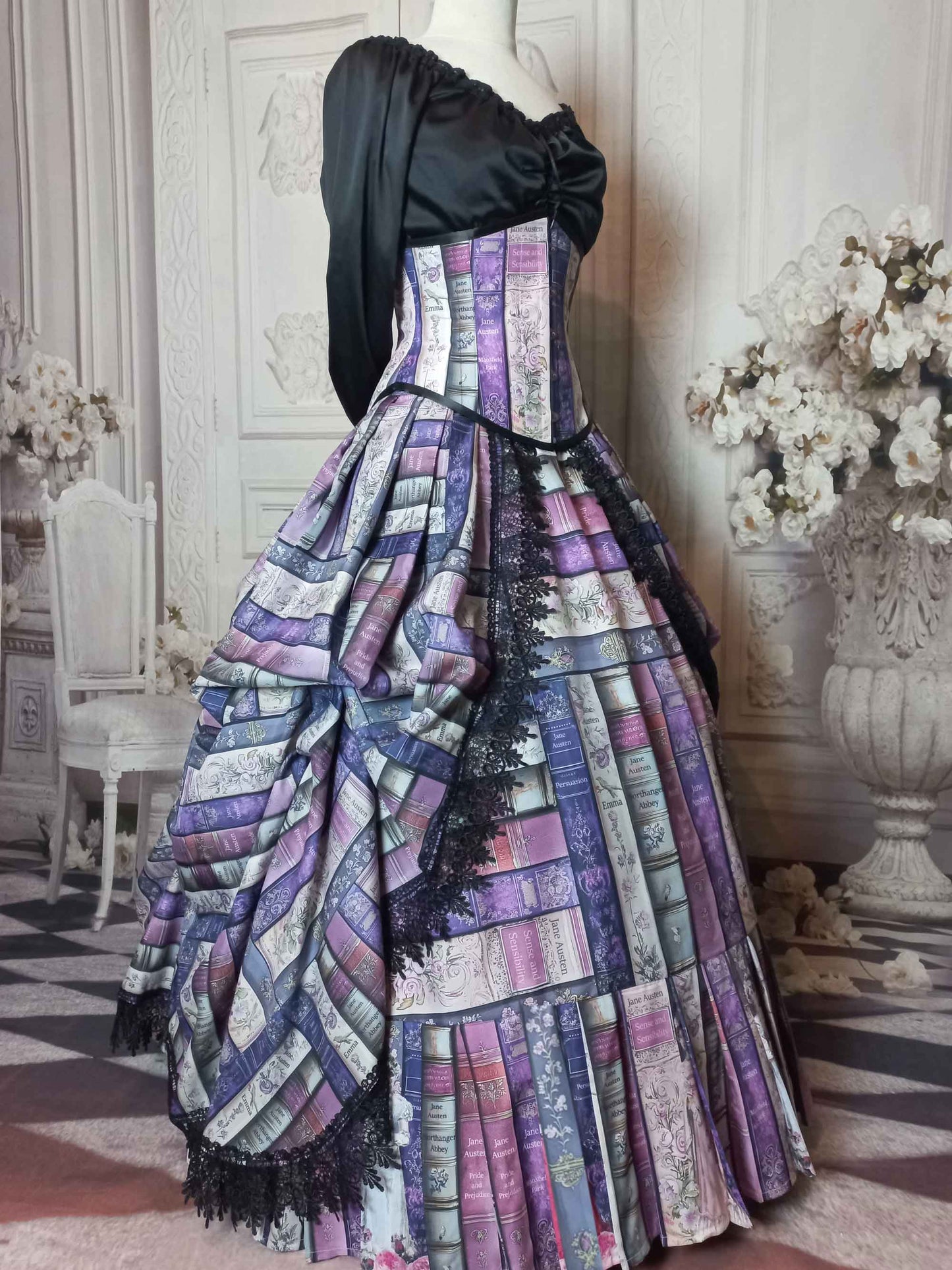 Jane Austen Novels Corset Gown - Made to Measure, Plus Size Friendly