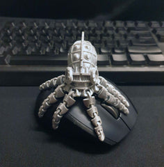 Steampunk Octopus - Fun Desk Ornament - Interactive Fidget Gadget - Steampunk Articulated Octopus