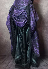 Cthulhu Lord of the Deep Corset Ensemble - Purple Gothic Victorian Costume