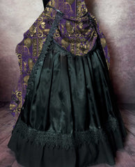Purple Steampunk Gothic Victorian Bustle Ensemble