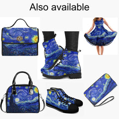 Van Gogh Starry Night Full Skirt - Art Party Rockabilly Full Skirt