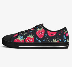 Cute Strawberry Lo Top Sneakers (JPSTRAW)