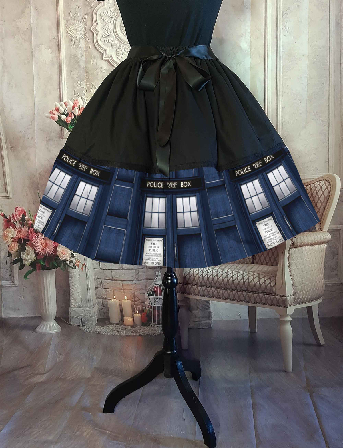 Doctor Who Tardis Party Skirt - Dr Who Cosplay