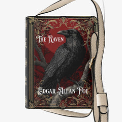 The Raven Shoulder Bag - Gift for Book Lovers - Librarian Gift