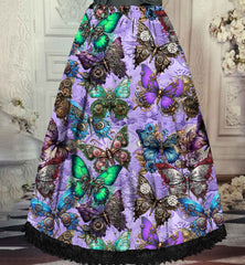 Steampunk Butterfly Ensemble - Victorian Bustle and Corset Set