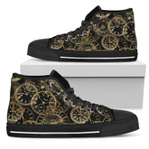 Steampunk Clocks Hi Top Sneakers (SNSTEAM41)
