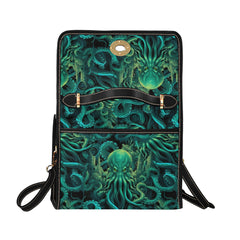 Cthulhu Victorian Horror Satchel Bag - Waterproof Canvas Bag (CTHULHUSATCH)