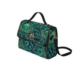 Cthulhu Victorian Horror Satchel Bag - Waterproof Canvas Bag (CTHULHUSATCH)