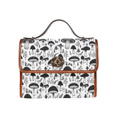 Mushroomcore Black and White Shoulder Satchel Bag (ASATCHM1)
