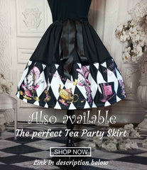 Mad Hatter Tea Party Shoulder Purse (JPHBMH1)