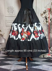 Alice in Wonderland - Queen of Hearts Tea Party Skirt
