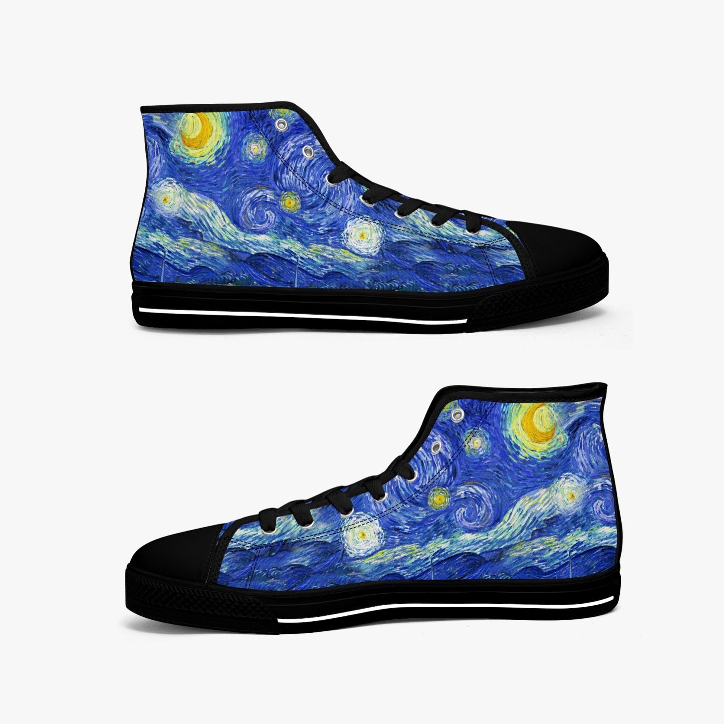 Van Gogh Starry Night High Top Sneakers (JPVGST1)