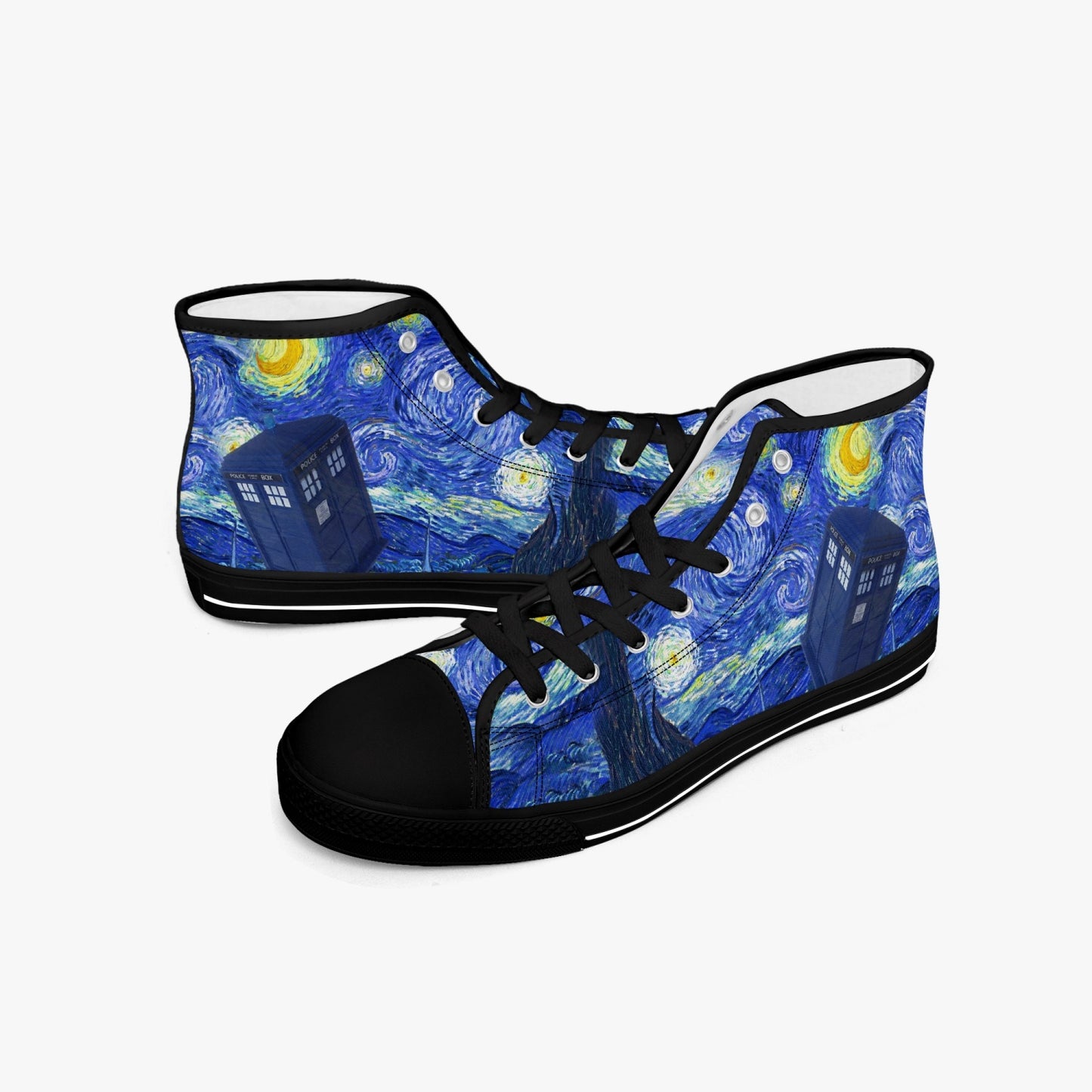 Van Gogh & The Doctor, Women's High Top Sneakers JPREG51