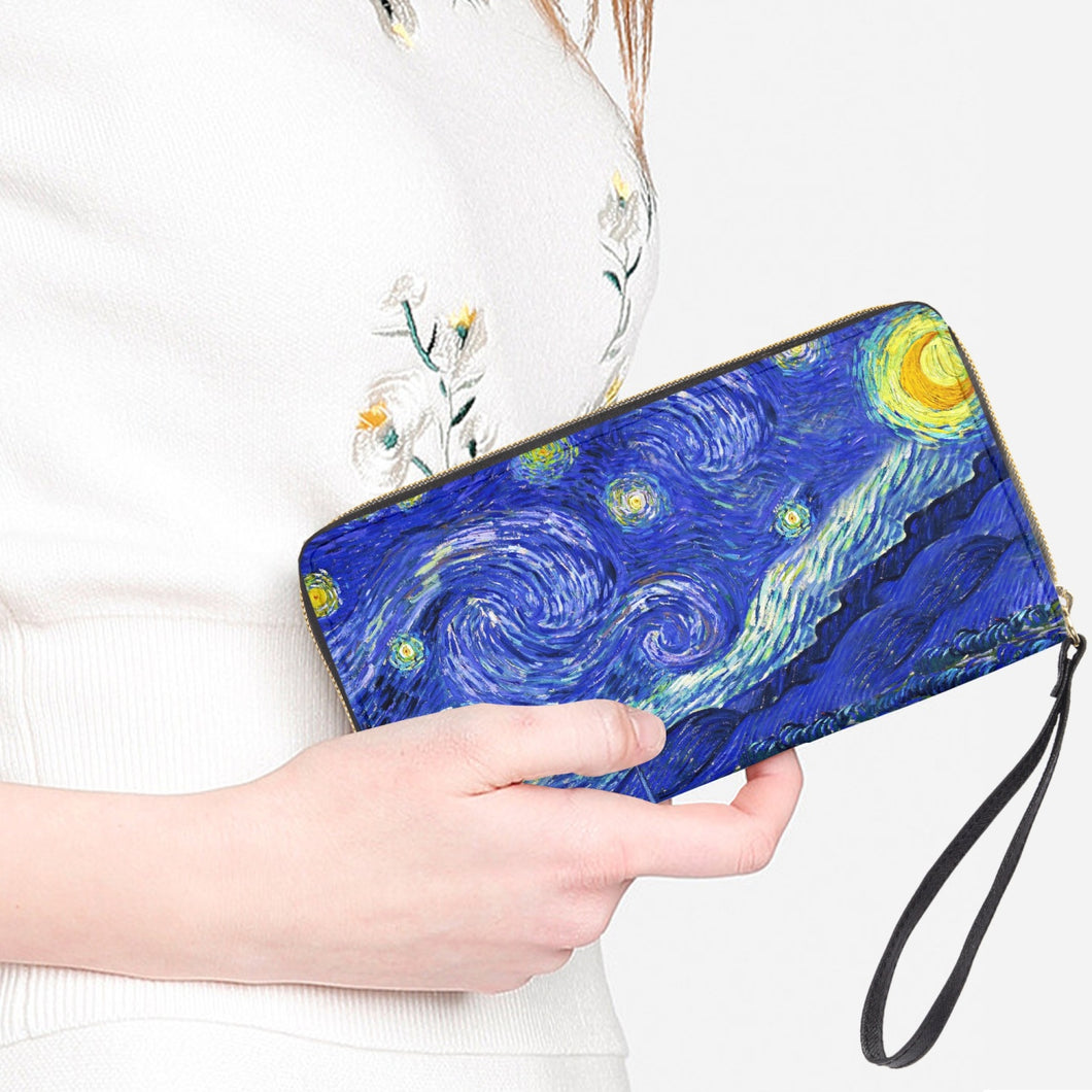 Van Gogh Starry Night - Zipper Art Wallet - Gift for Art Lover (CWVAN)