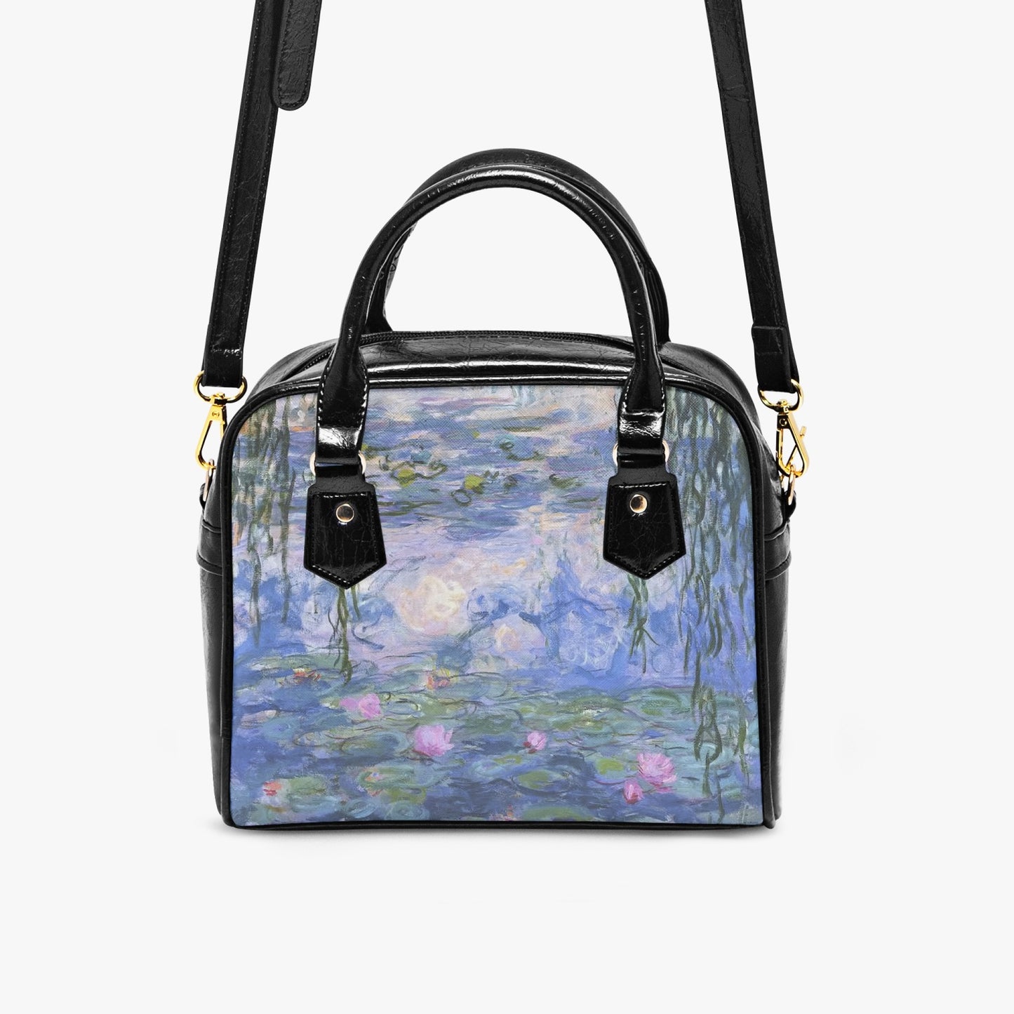 Monet Lillies Shoulder Purse - Gift for Art Lover - The Lilies by Claude Monet (JPHBMON)
