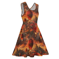 Hot Air Balloon Steampunk Dress  (Thinner Fabric) Dress