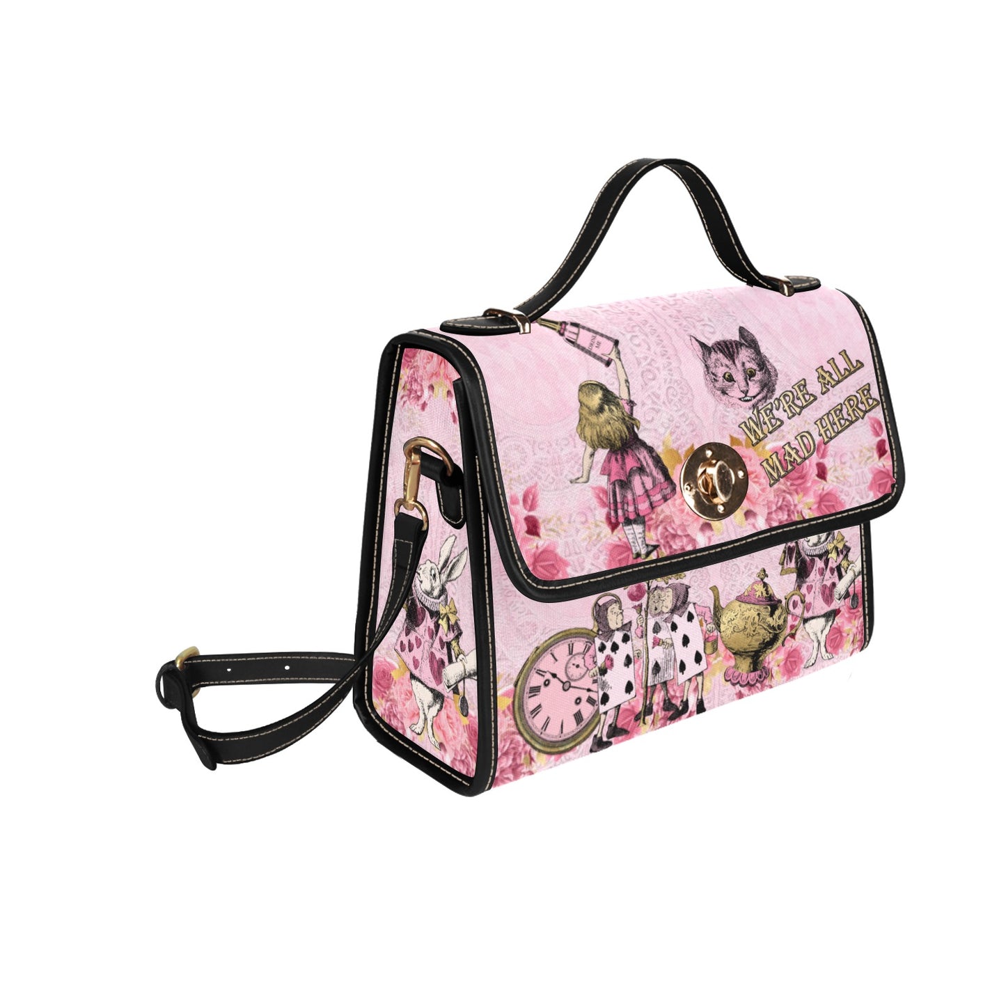 Alice in Wonderland Pink and Gold  - Mad Hatter Tea Party Accessory (2)