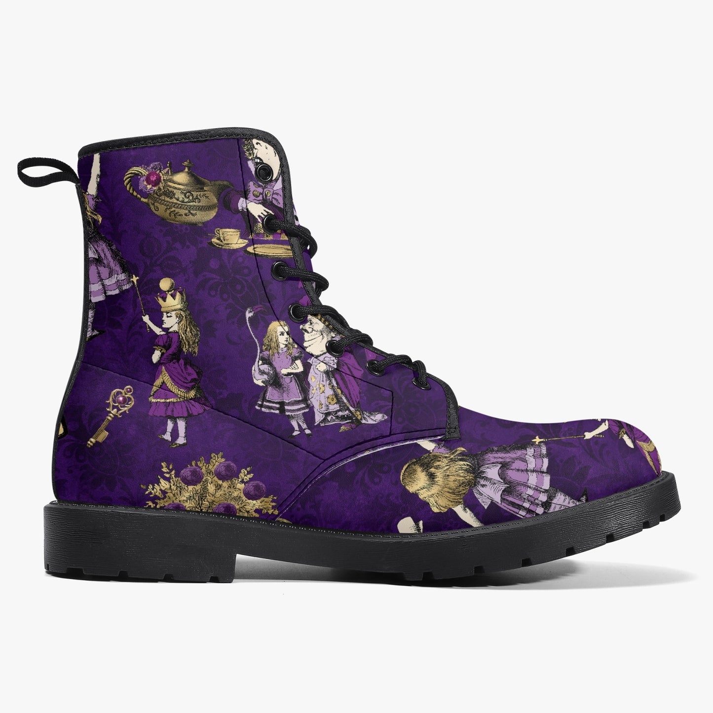 Alice in Wonderland Dark Purple Boots (JPPAP)