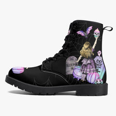 Pastel Goth Boots Alice in Wonderland Gifts - Pastel Goth Alice - Version 2 with Bats (JPREGPGA2)