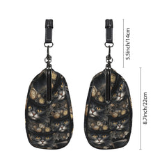 SteamCat Kisslock Purse