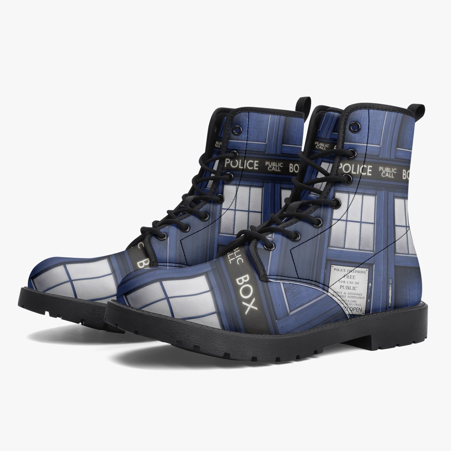 TARDIS Dr Who Police Box boots (JPREG31)