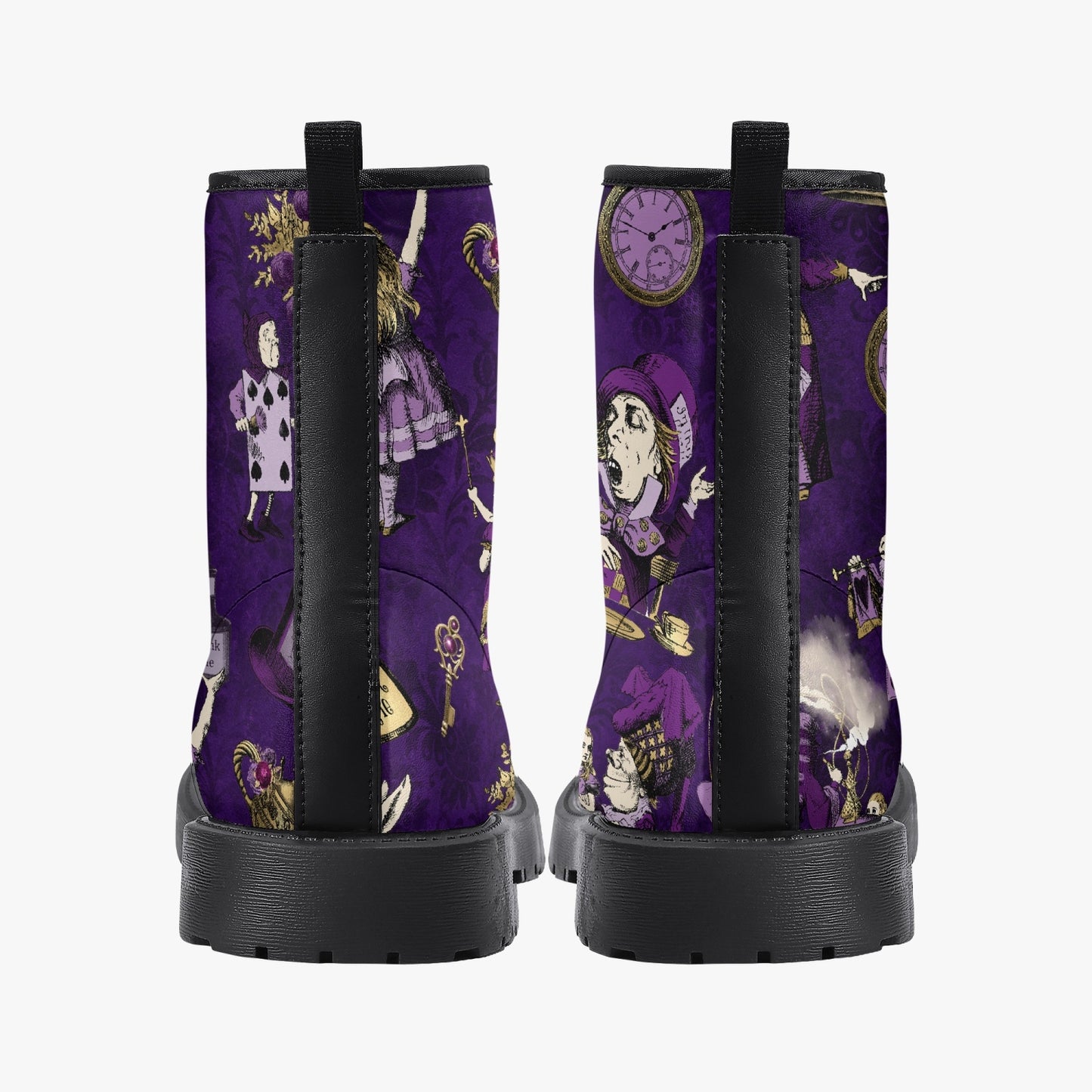 Alice in Wonderland Dark Purple Boots (JPPAP)