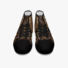 Steampunk Clockwork Gears Hi Top Sneakers (JPSNSTEAM1)