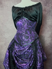 Cthulhu Lord of the Deep Corset Ensemble - Purple Gothic Victorian Costume