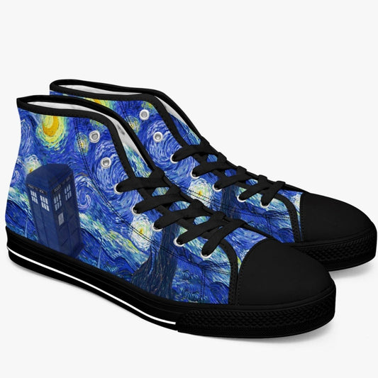 Van Gogh & The Doctor, Women's High Top Sneakers JPREG51