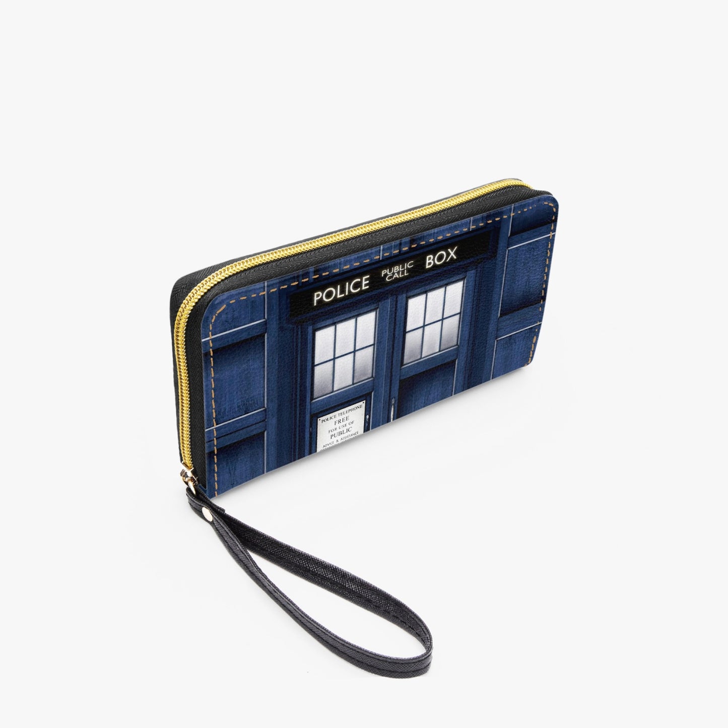 Tardis Zipper Wrist Wallet - Doctor Who Gift