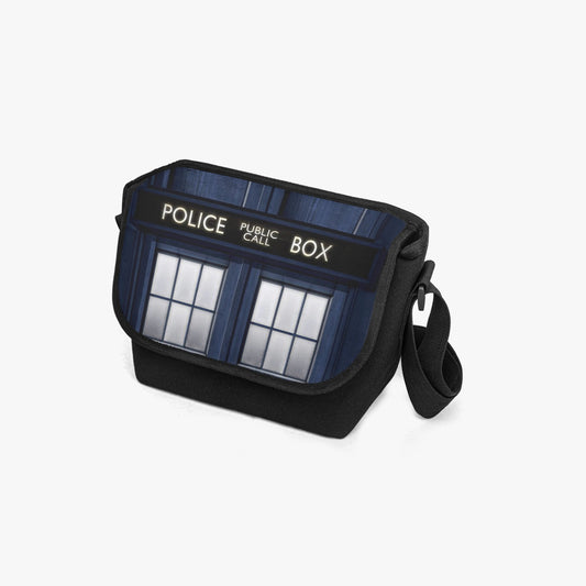 Tardis Messenger Bag - Doctor Who Police Box Bag (JPMESSTD)