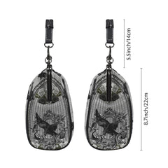 Raven Kisslock Handbag – Gothic Edgar Allan Poe Purse