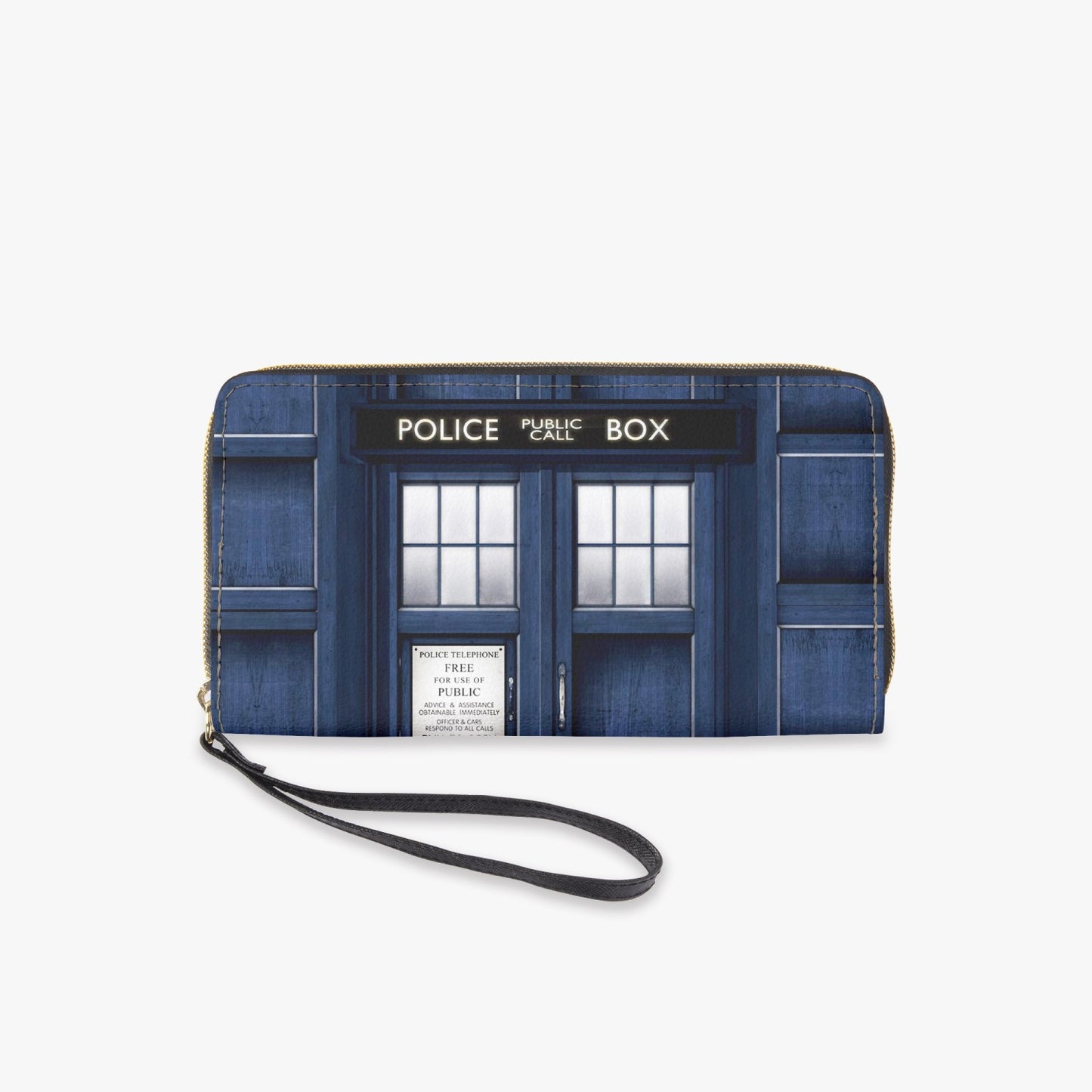 Tardis Zipper Wrist Wallet - Doctor Who Gift