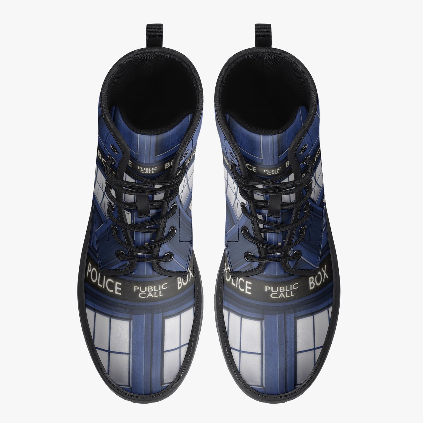 TARDIS Dr Who Police Box boots (JPREG31)