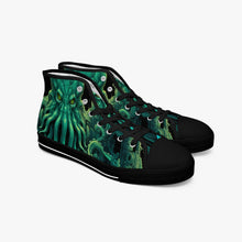 Load image into Gallery viewer, Cthulhu Hi Top Sneakers - HP Lovecraft Sea Monster Shoes (JPSNCTHULHU)
