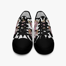 Load image into Gallery viewer, Alice in Wonderland Pink Lo Top Sneakers - Alice Tumbling Down the Rabbit Hole Mad Hatter Sneakers (JP3991)
