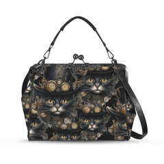 SteamCat Kisslock Purse