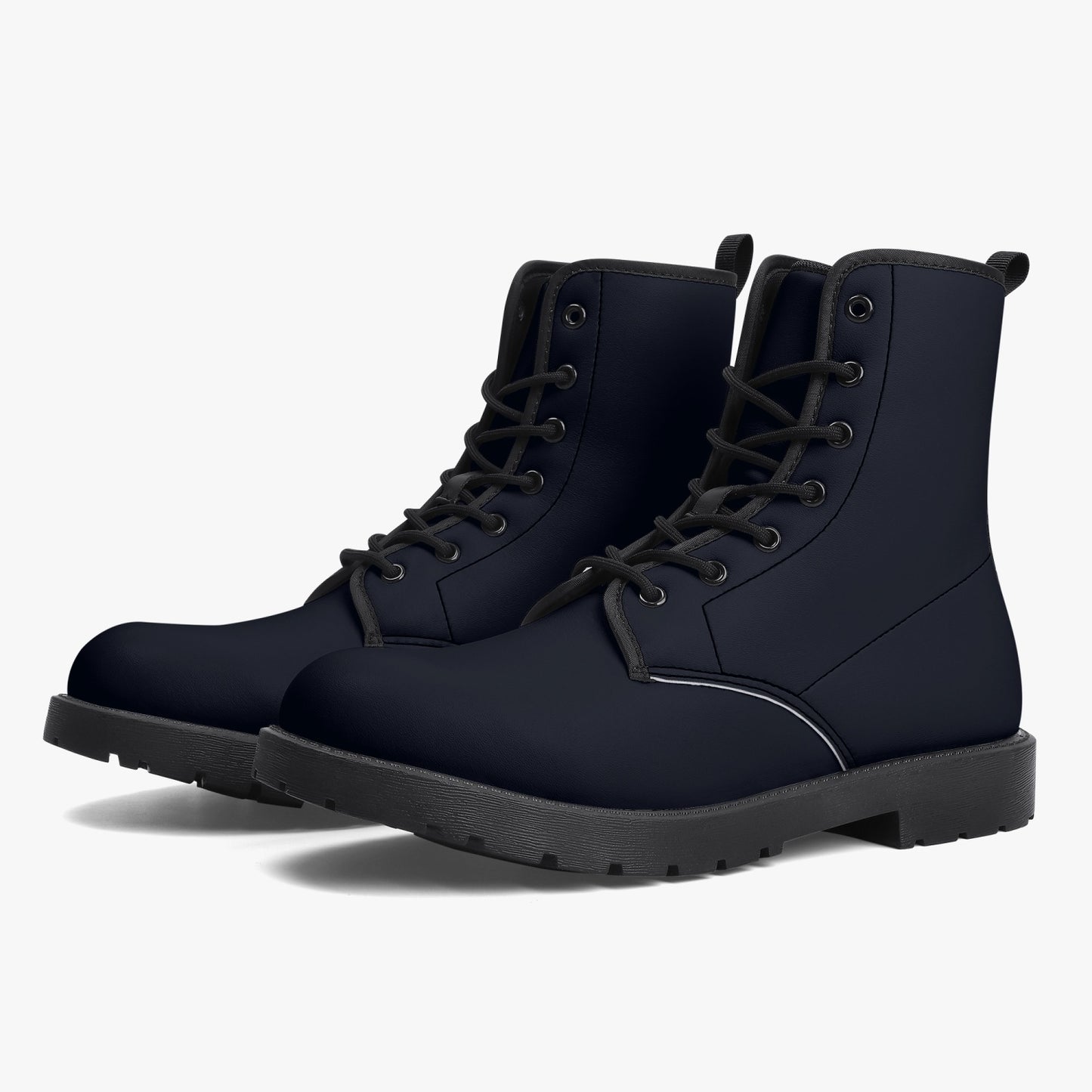 Dark Navy Blue Combat Boots (JPNAV2)