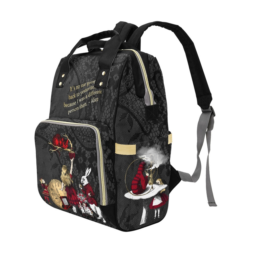 Alice in Wonderland - Diaper Bag - Multi Use Craft Bag (ADIA1)
