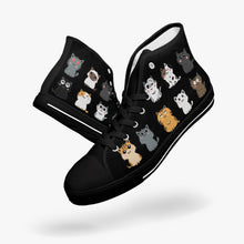 Load image into Gallery viewer, Cute Cats Hi Top Sneakers for Cat Lovers (JPSN11)
