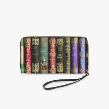 Load image into Gallery viewer, Vintage Books Zipper Wallet (JPZWBOOKS)
