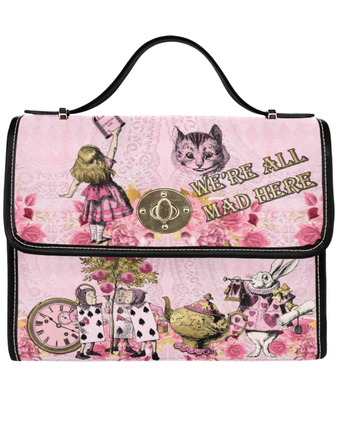 Alice in Wonderland Pink and Gold  - Mad Hatter Tea Party Accessory (2)