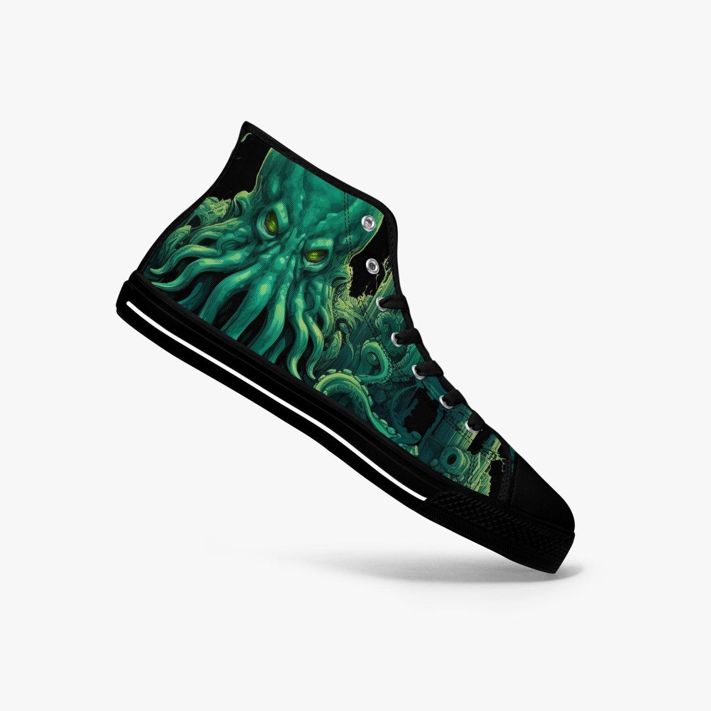 Cthulhu Hi Top Sneakers - HP Lovecraft Sea Monster Shoes (JPSNCTHULHU)