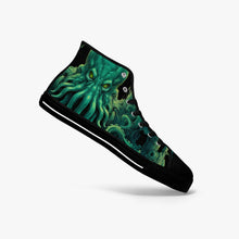 Load image into Gallery viewer, Cthulhu Hi Top Sneakers - HP Lovecraft Sea Monster Shoes (JPSNCTHULHU)
