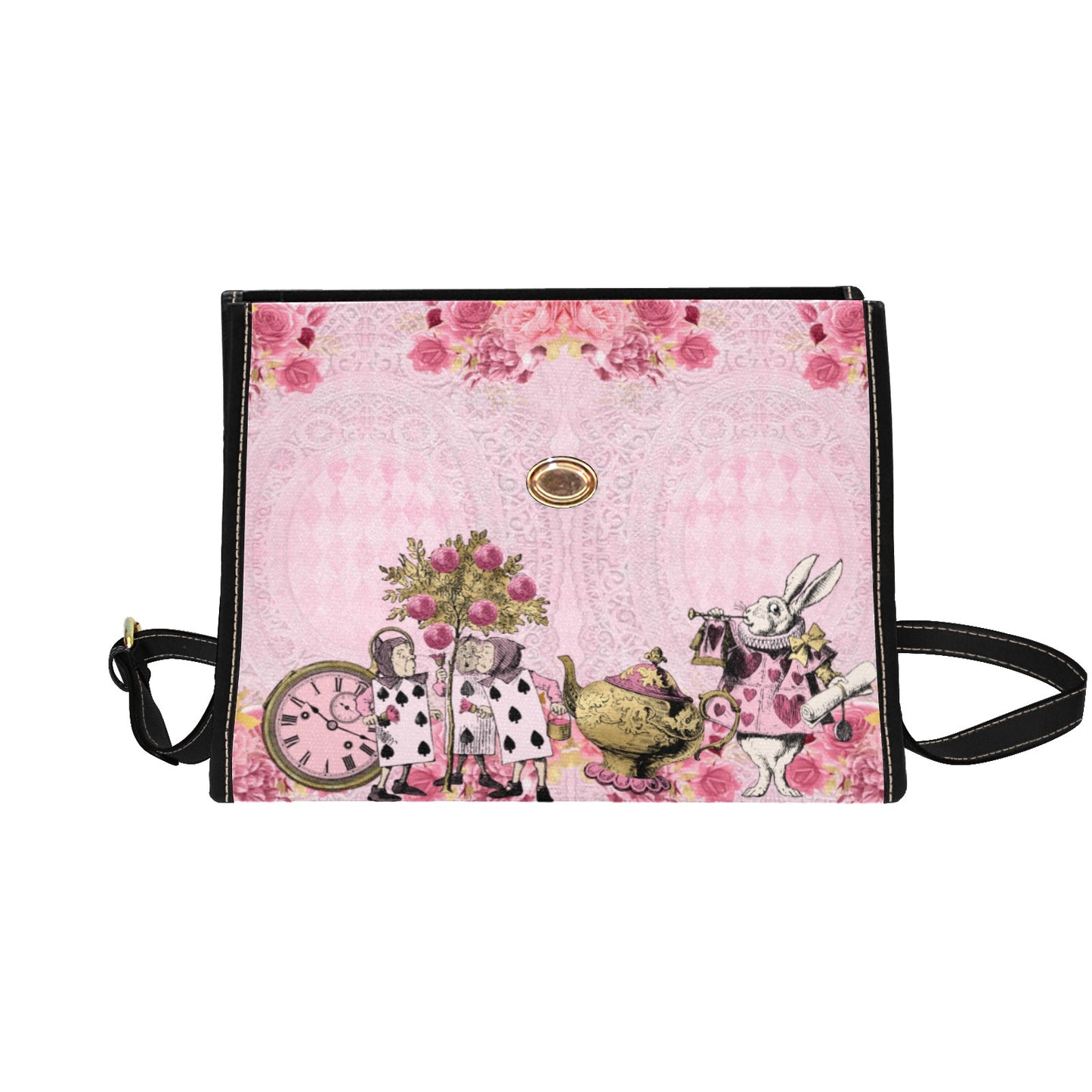 Alice in Wonderland Pink and Gold  - Mad Hatter Tea Party Accessory (2)