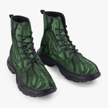 Load image into Gallery viewer, Cthullu Chunky Green Boots (JPREG69)
