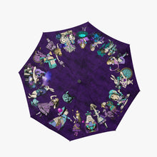 Load image into Gallery viewer, Alice In Wonderland Automatic Umbrella - Mad Hatter Tea Party Parasol (UMDA)
