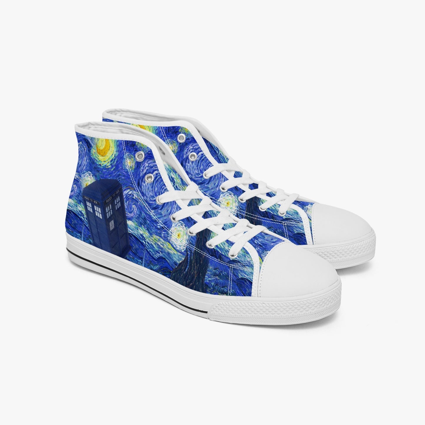 Van Gogh & The Doctor, Women's High Top Sneakers JPREG51