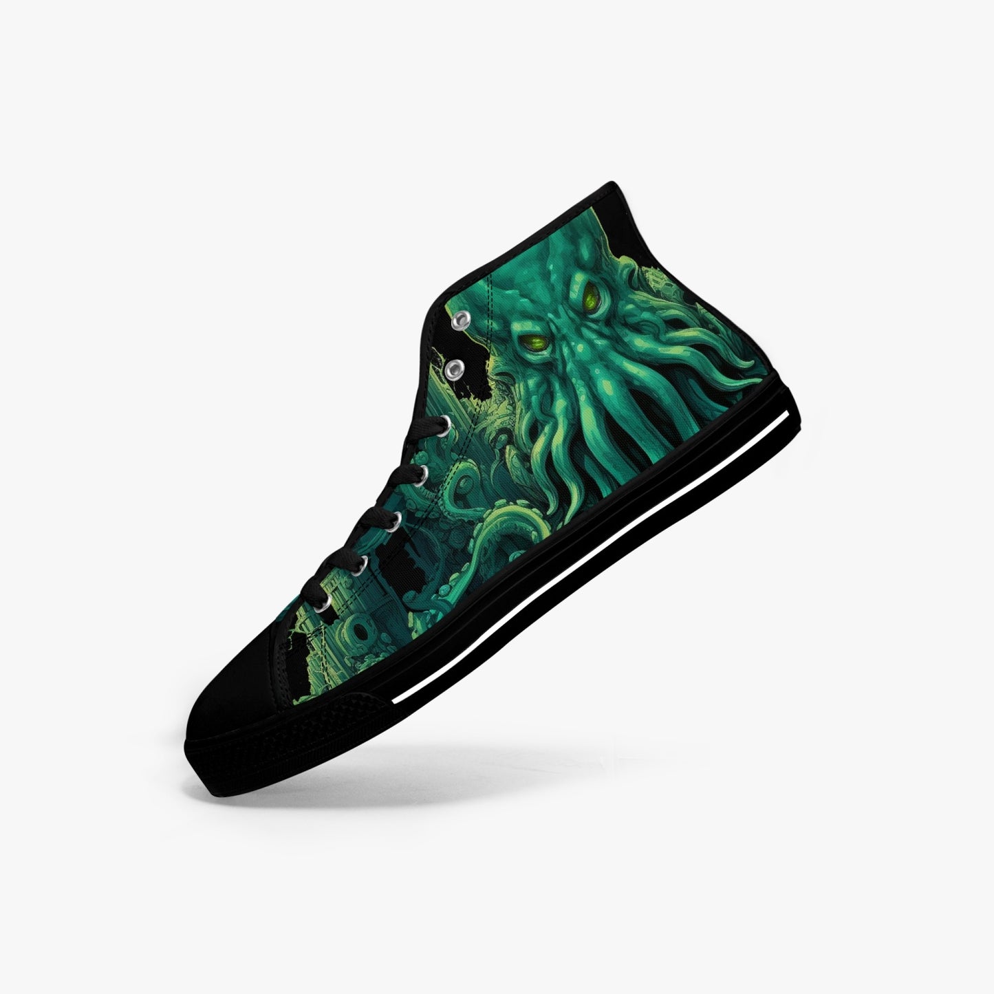 Cthulhu Hi Top Sneakers - HP Lovecraft Sea Monster Shoes (JPSNCTHULHU)